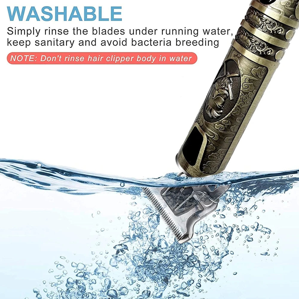 LCD Display T9 Electric Hairber 0mm Shaver Hair Trimer Home Appliances Travel Barber Razors Shaving Machine for Men Trimmer Man [HAI]