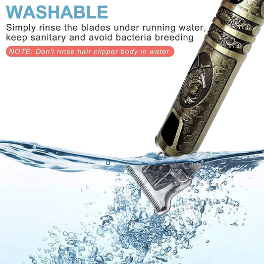 LCD Display T9 Electric Hairber 0mm Shaver Hair Trimer Home Appliances Travel Barber Razors Shaving Machine for Men Trimmer Man [HAI]
