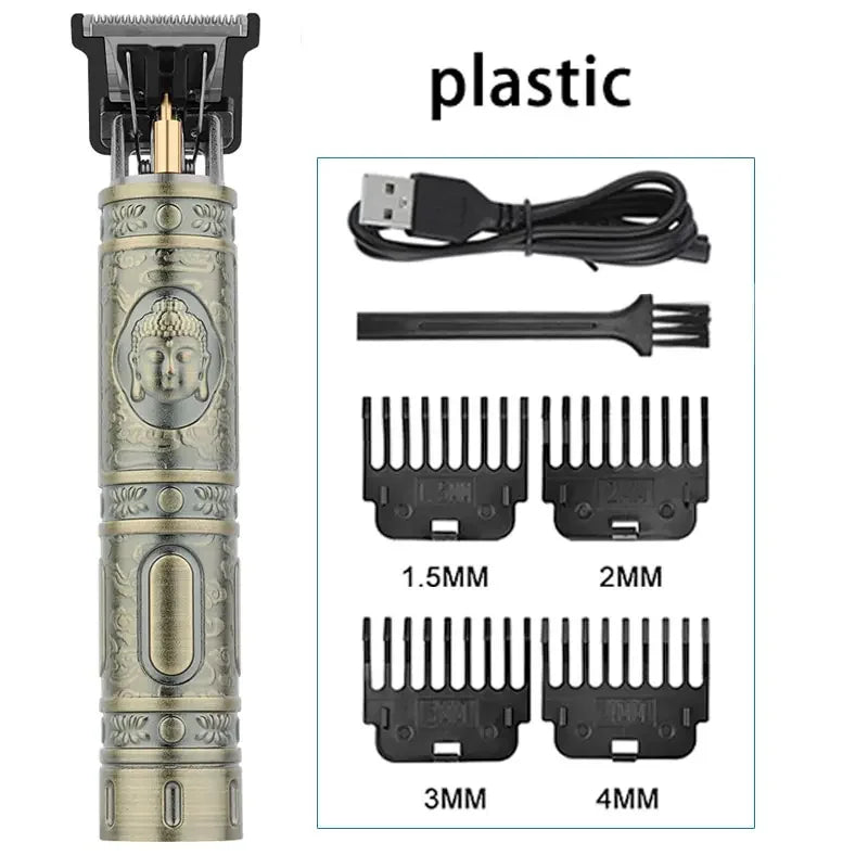 LCD Display T9 Electric Hairber 0mm Shaver Hair Trimer Home Appliances Travel Barber Razors Shaving Machine for Men Trimmer Man [HAI]