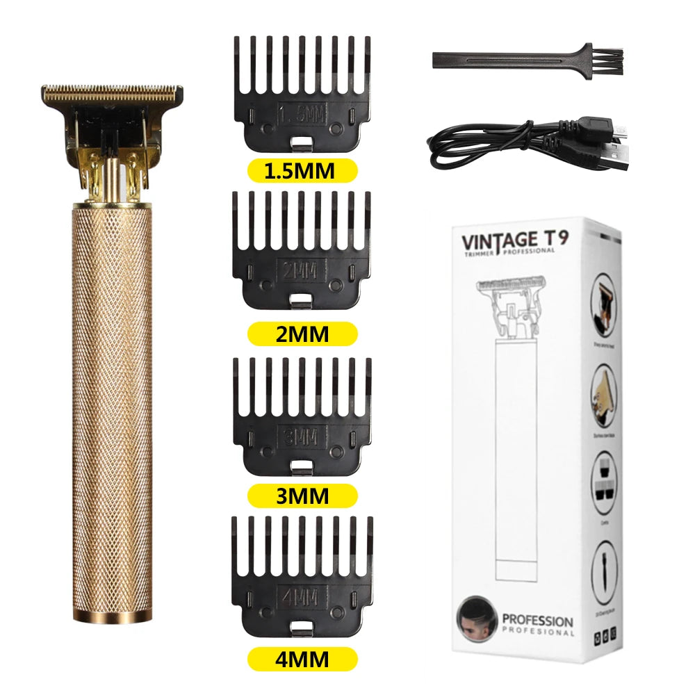 LCD Display T9 Electric Hairber 0mm Shaver Hair Trimer Home Appliances Travel Barber Razors Shaving Machine for Men Trimmer Man [HAI]