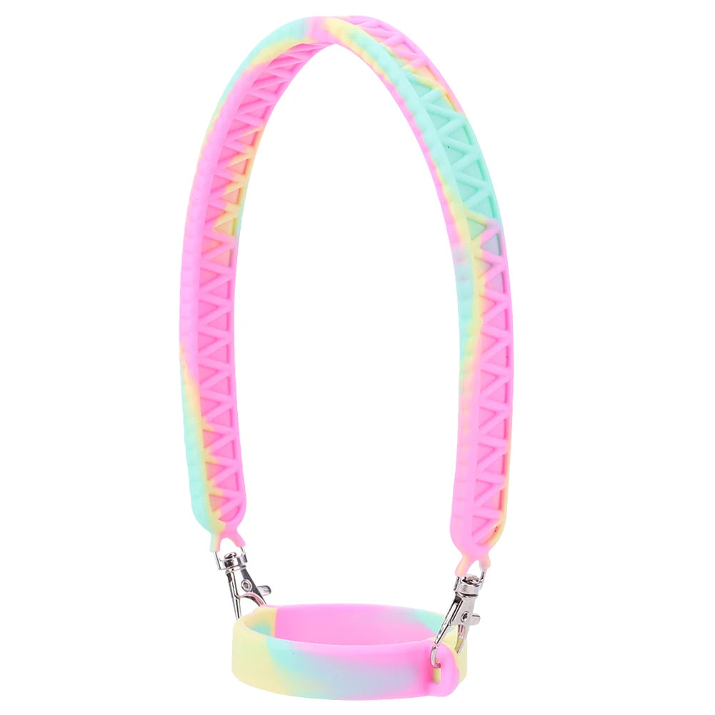 40oz Neoprene Water Bottle Carrier Bag For Stanley Quencher Cup Sleeve with Adjustable Shoulder Strap Water Bottle Holder Pouch
